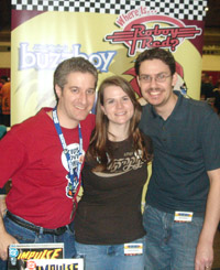 Harvey Award Nominee Rich Faber poses with Leanne and myself